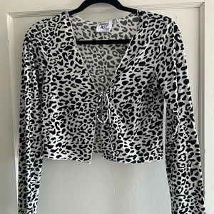 Cheeta Print Tie top